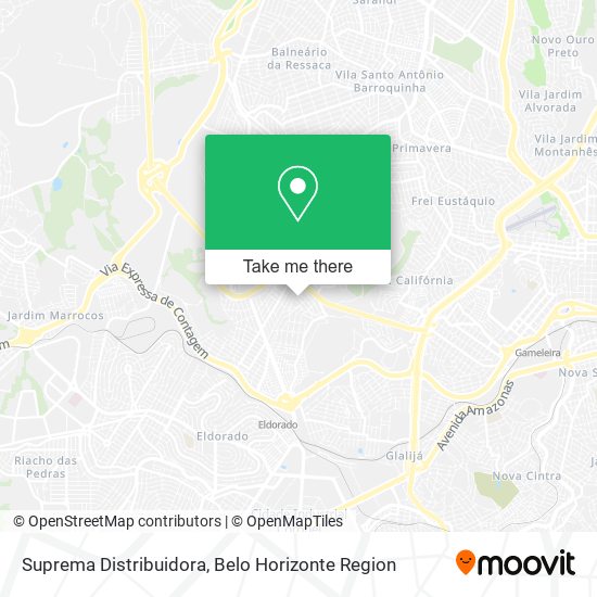 Suprema Distribuidora map