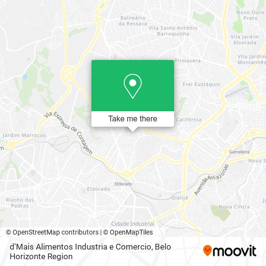 d'Mais Alimentos Industria e Comercio map