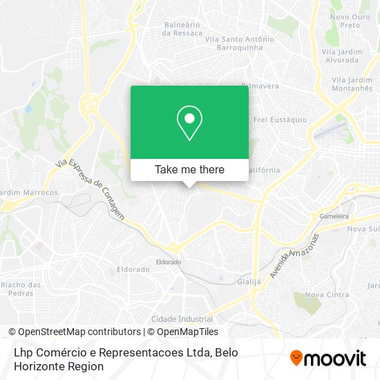 Lhp Comércio e Representacoes Ltda map