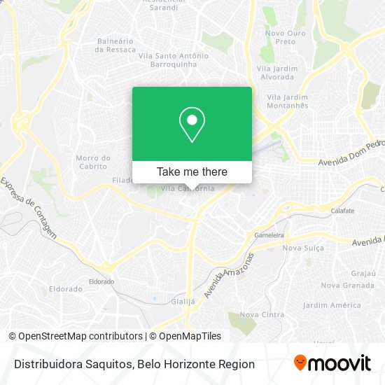 Distribuidora Saquitos map