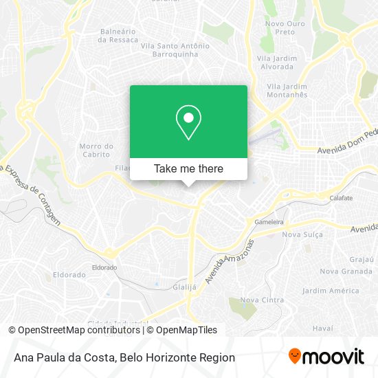 Ana Paula da Costa map