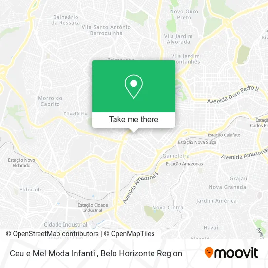 Ceu e Mel Moda Infantil map