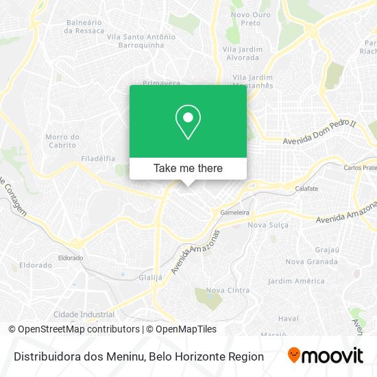 Distribuidora dos Meninu map