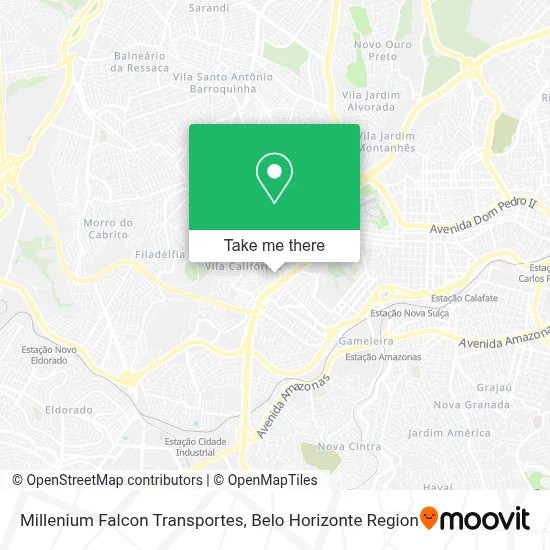 Millenium Falcon Transportes map