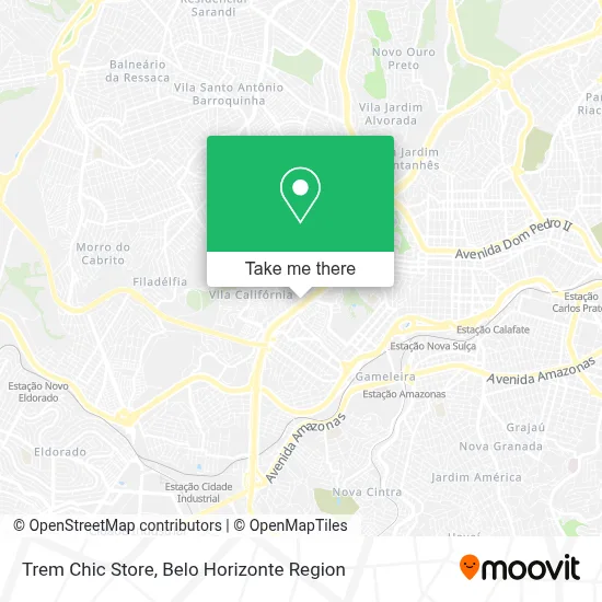 Trem Chic Store map