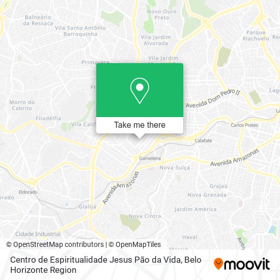Centro de Espiritualidade Jesus Pão da Vida map