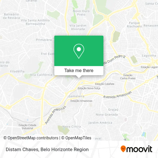 Distam Chaves map