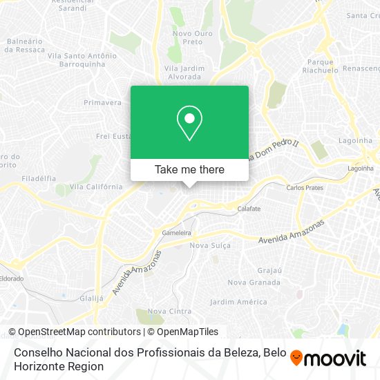 Conselho Nacional dos Profissionais da Beleza map