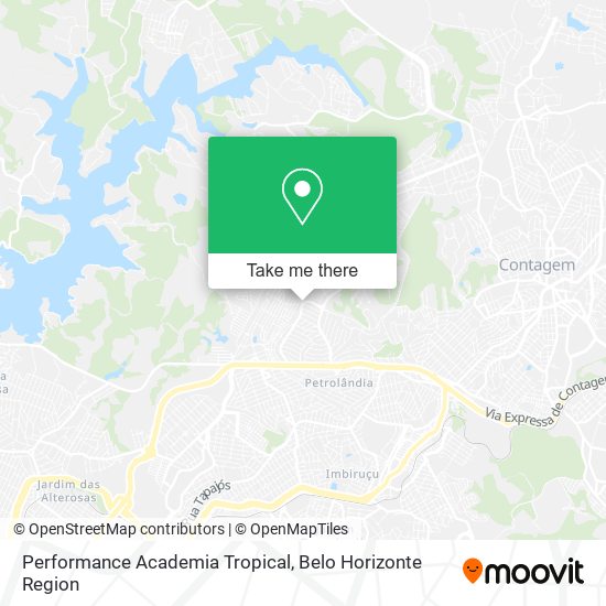 Performance Academia Tropical map