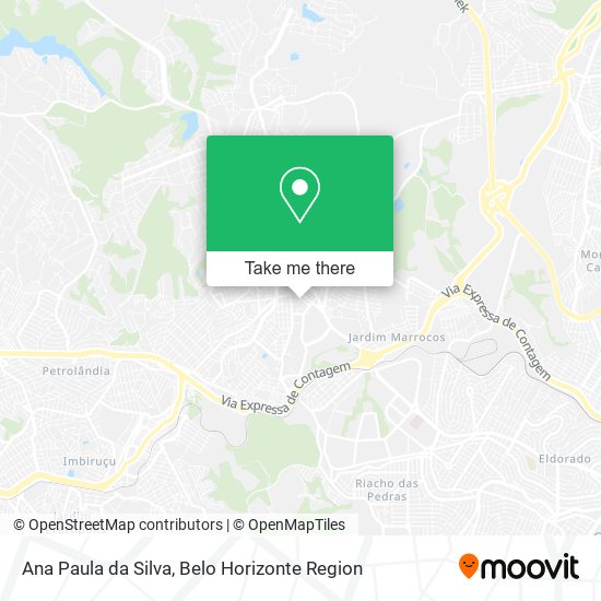 Ana Paula da Silva map