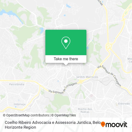 Mapa Coelho Ribeiro Advocacia e Assessoria Jurídica