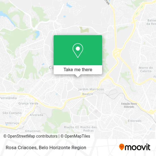 Rosa Criacoes map