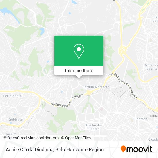 Acai e Cia da Dindinha map