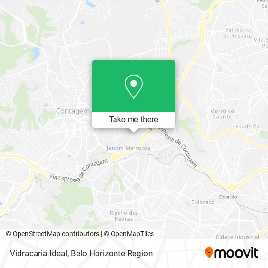 Vidracaria Ideal map