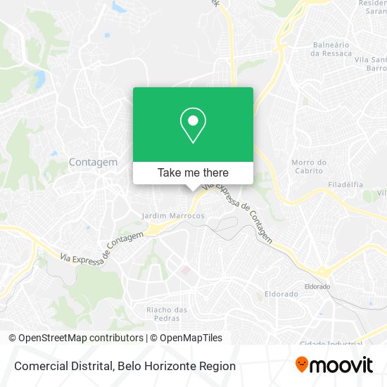 Comercial Distrital map