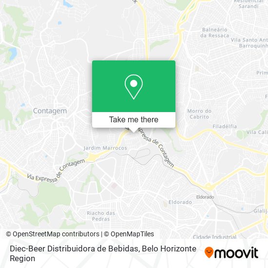 Diec-Beer Distribuidora de Bebidas map