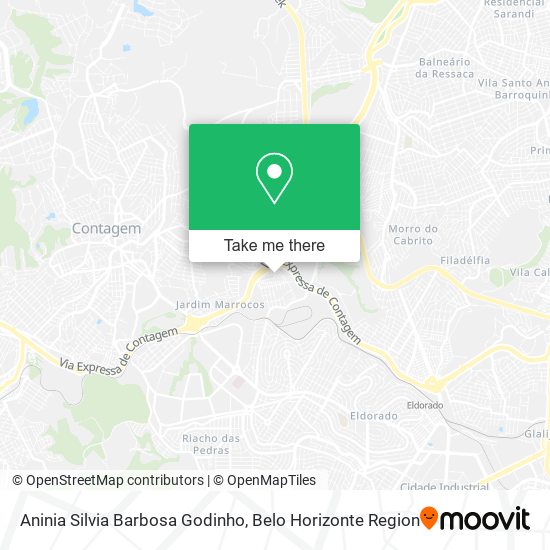 Aninia Silvia Barbosa Godinho map