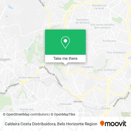 Caldeira Costa Distribuidora map