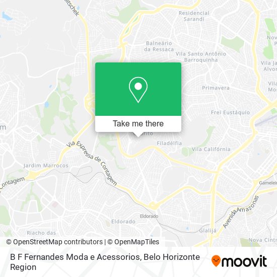 B F Fernandes Moda e Acessorios map