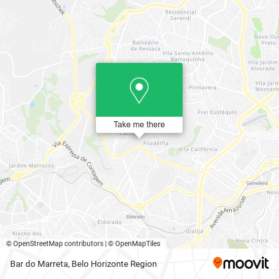 Mapa Bar do Marreta