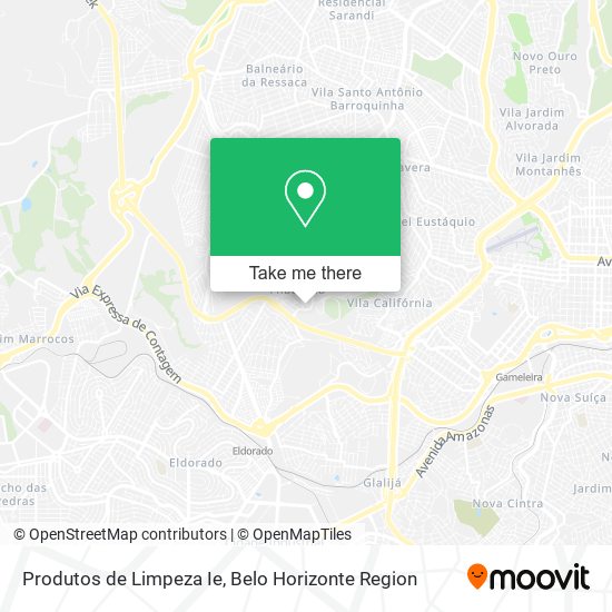 Produtos de Limpeza Ie map