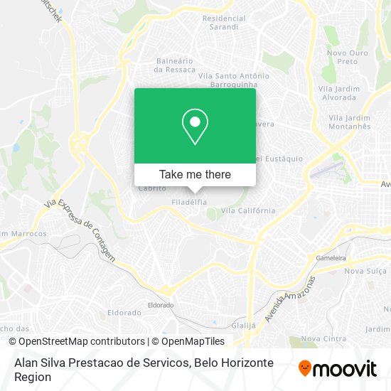 Alan Silva Prestacao de Servicos map