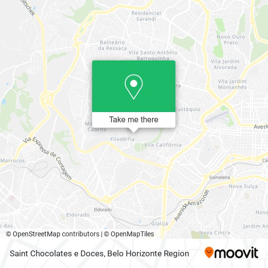 Saint Chocolates e Doces map