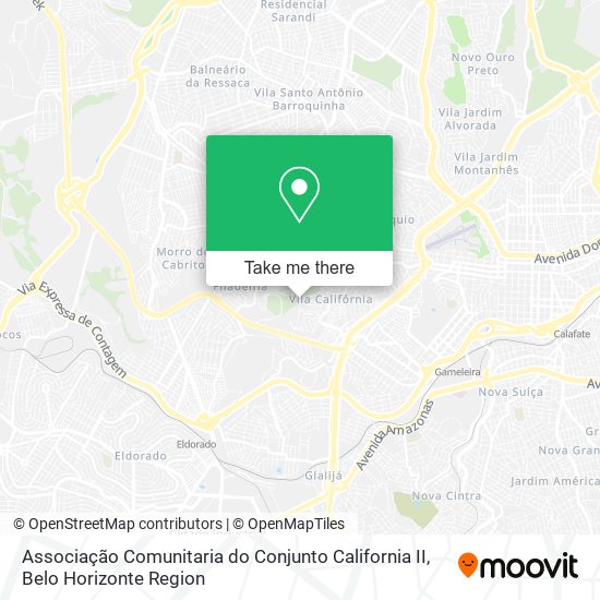 Associação Comunitaria do Conjunto California II map