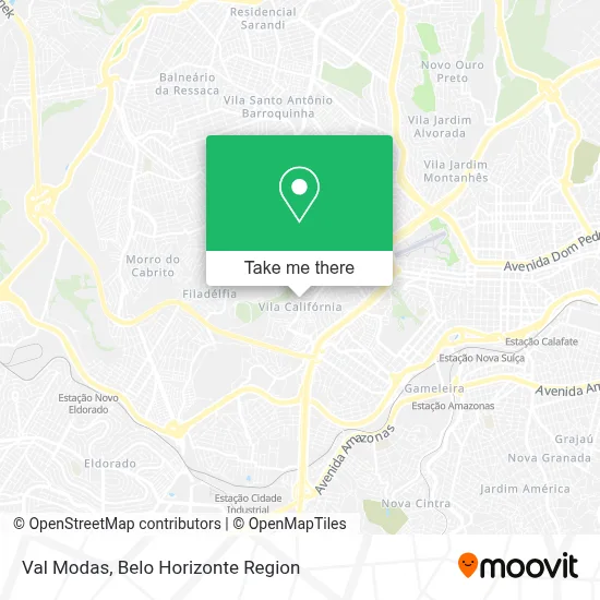 Val Modas map