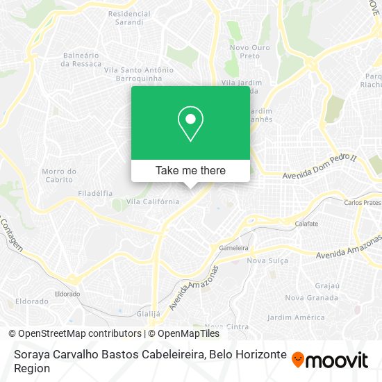 Mapa Soraya Carvalho Bastos Cabeleireira