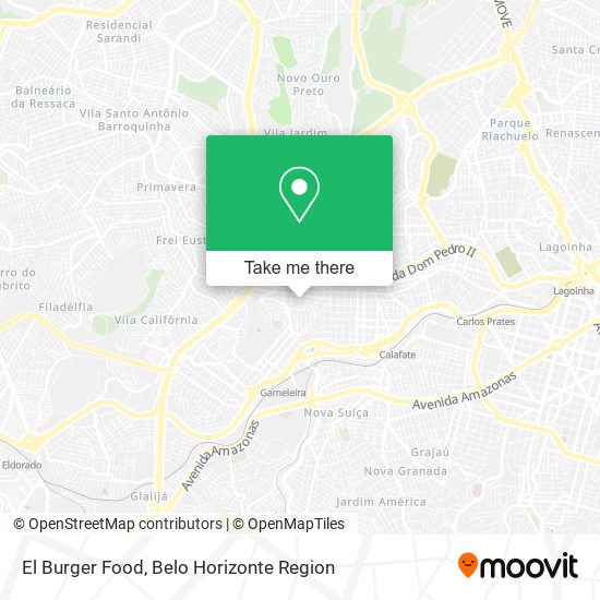 El Burger Food map