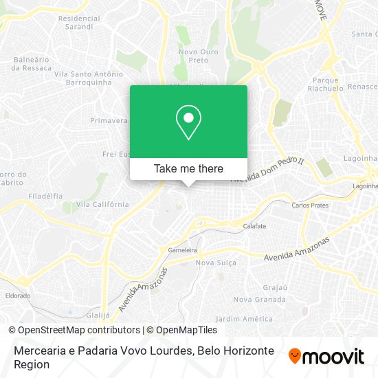 Mapa Mercearia e Padaria Vovo Lourdes