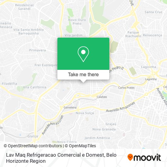 Lav Maq Refrigeracao Comercial e Domest map