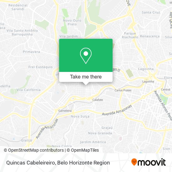 Quincas Cabeleireiro map