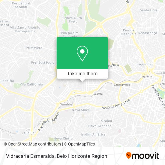 Vidracaria Esmeralda map