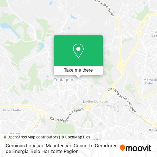 Geminas Locação Manutenção Conserto Geradores de Energia map