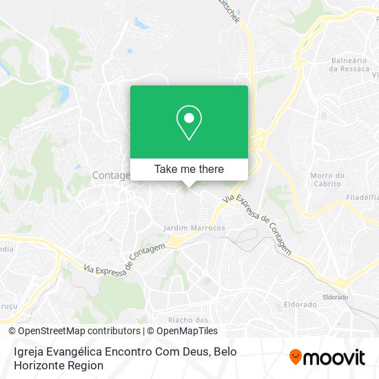 Igreja Evangélica Encontro Com Deus map