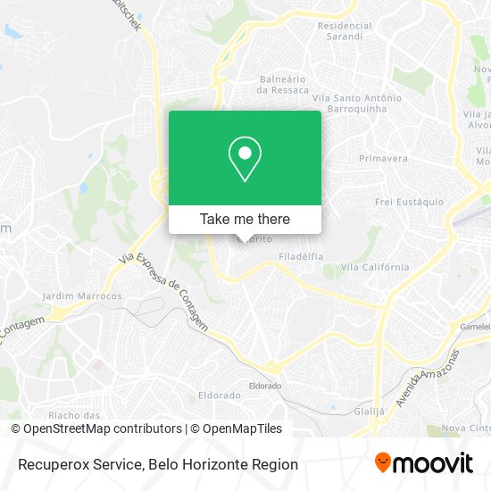 Recuperox Service map