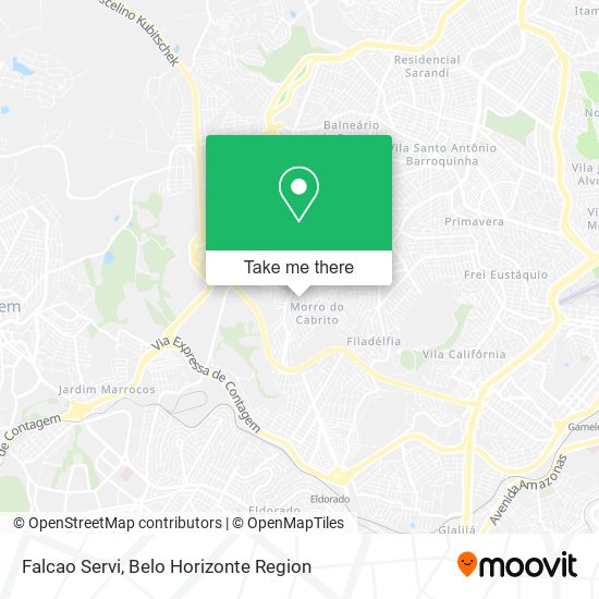 Falcao Servi map
