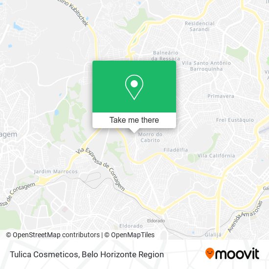 Tulica Cosmeticos map