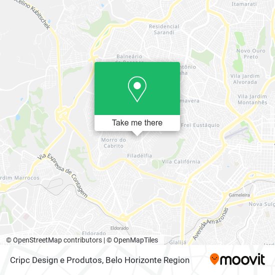 Cripc Design e Produtos map
