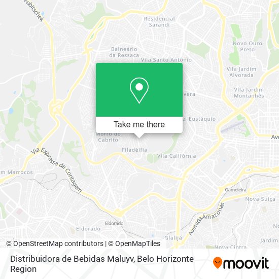 Distribuidora de Bebidas Maluyv map