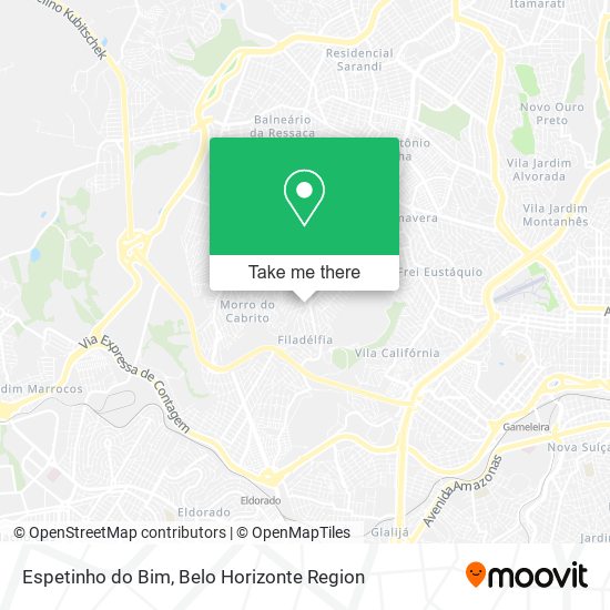 Espetinho do Bim map