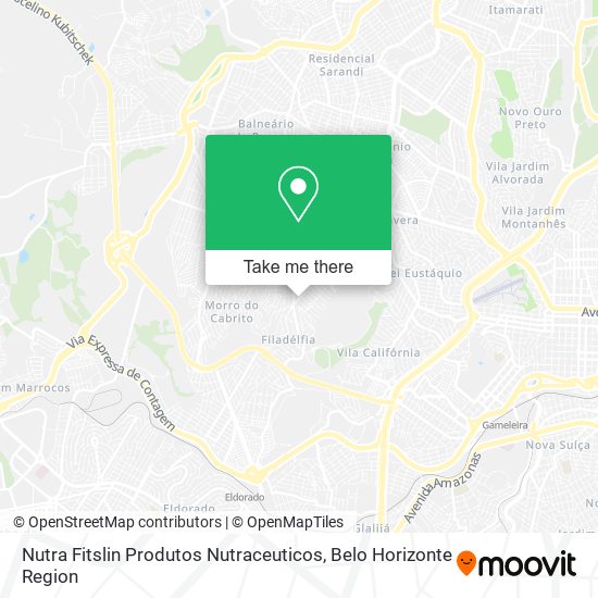 Nutra Fitslin Produtos Nutraceuticos map