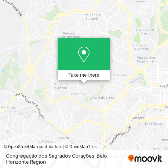 Congregação dos Sagrados Corações map