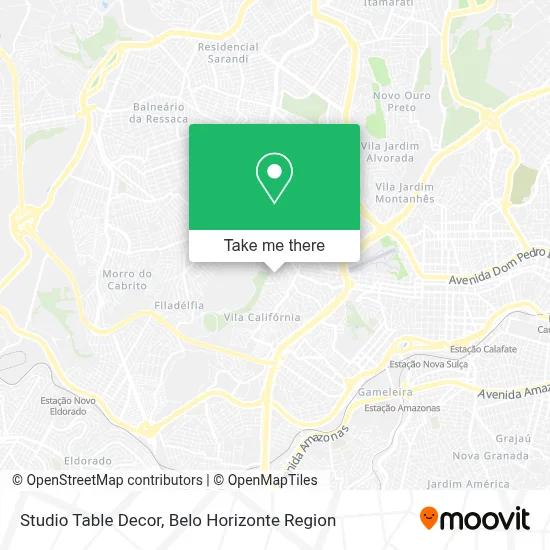 Studio Table Decor map