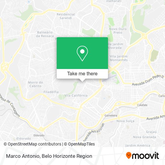 Marco Antonio map