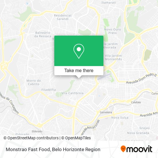Monstrao Fast Food map