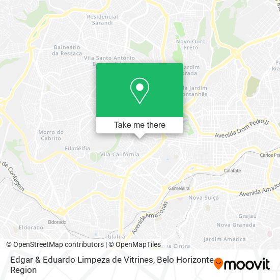 Mapa Edgar & Eduardo Limpeza de Vitrines