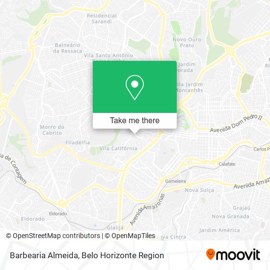 Barbearia Almeida map